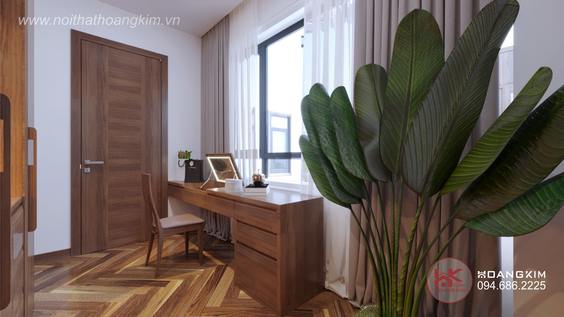 không gian nội thất tân cổ điển