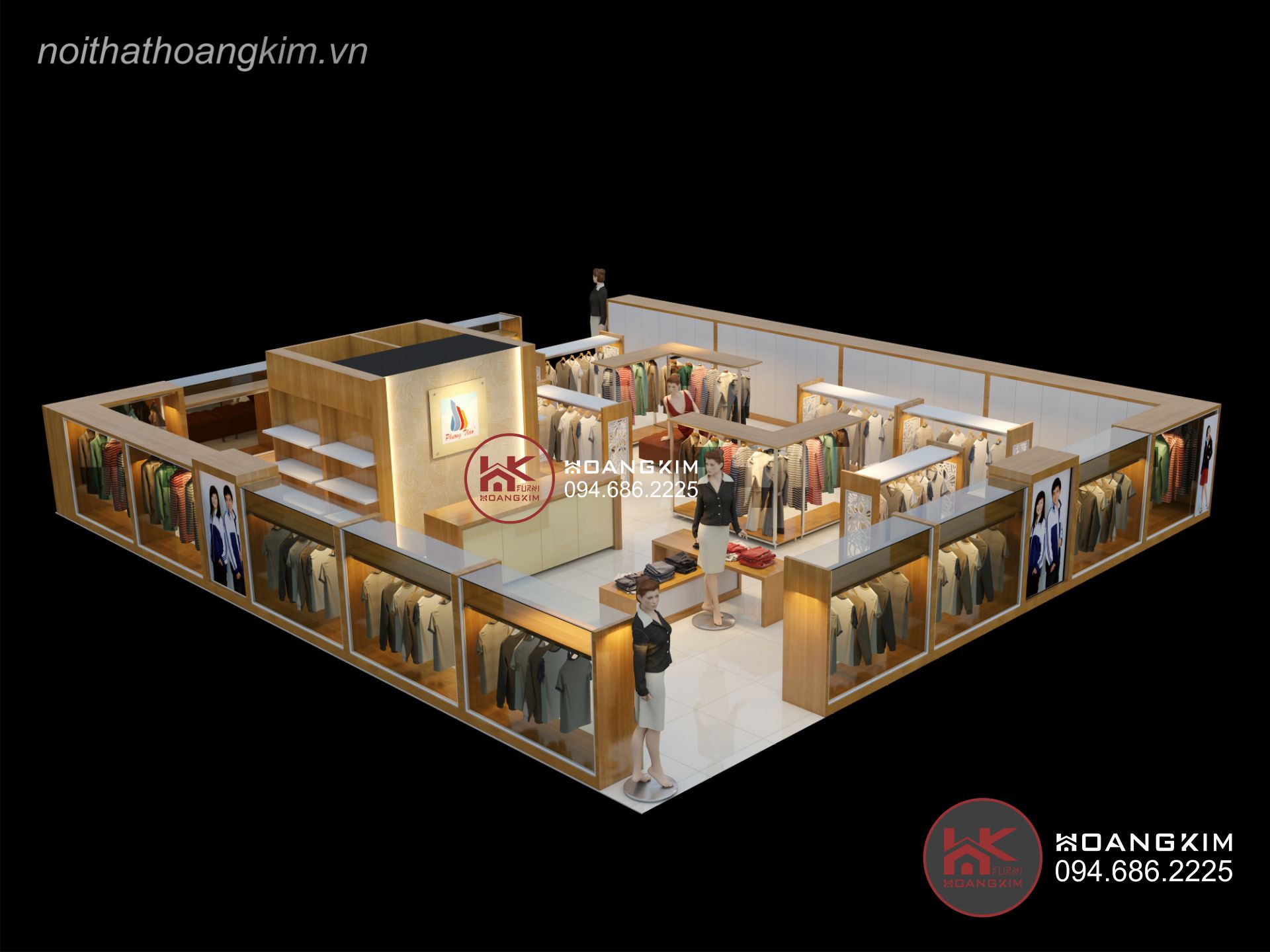 nội thất showrom đẹp