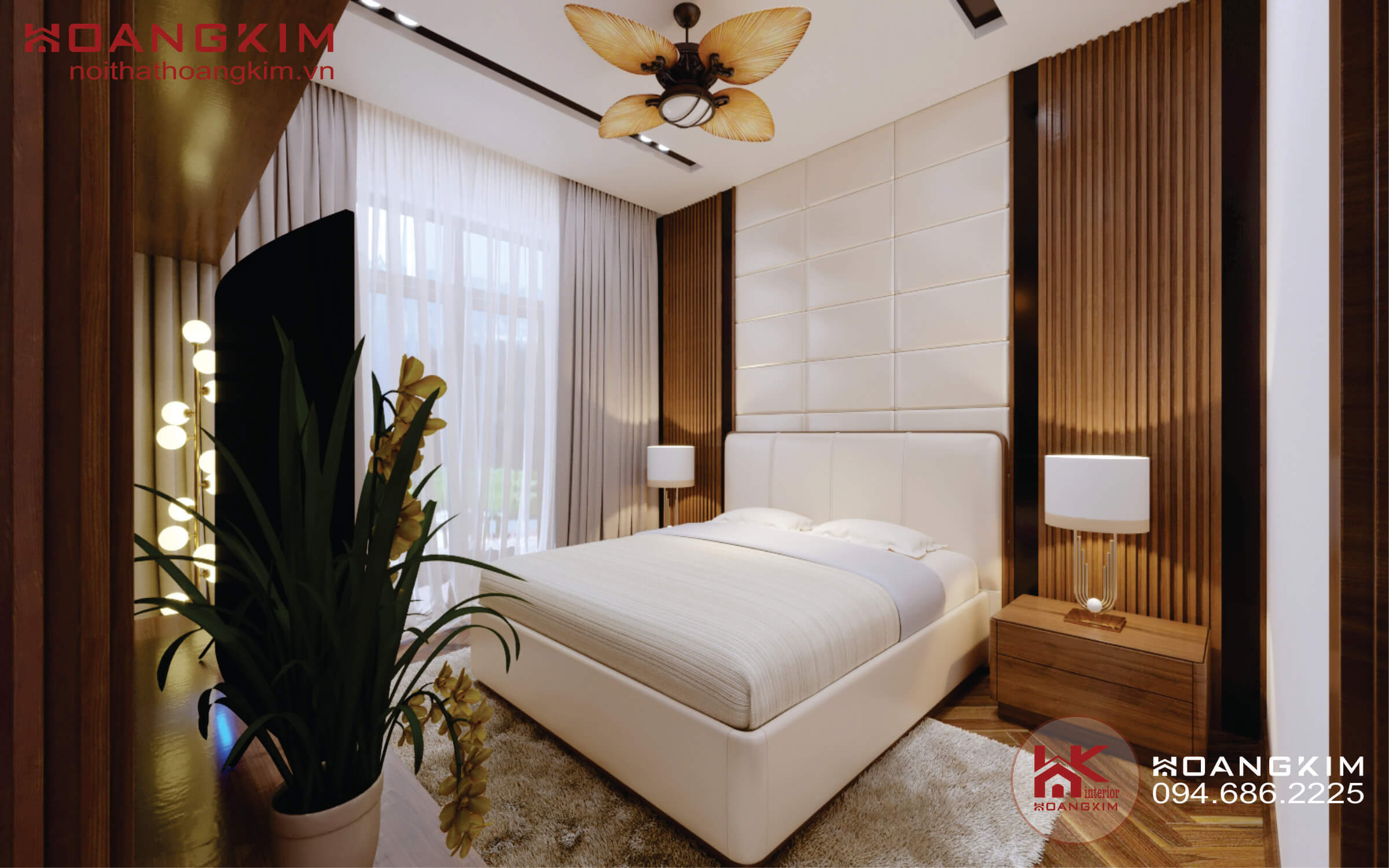 Phòng ngủ phong cách tân cổ điển