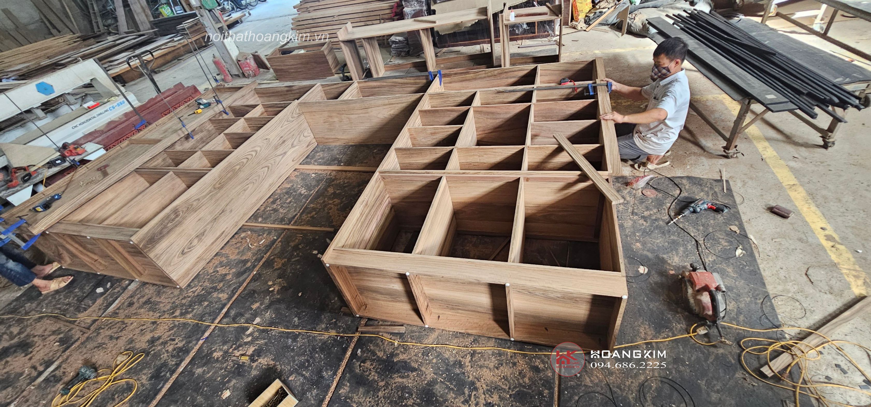 Sản xuất nội thất gỗ tự nhiên hiện đại