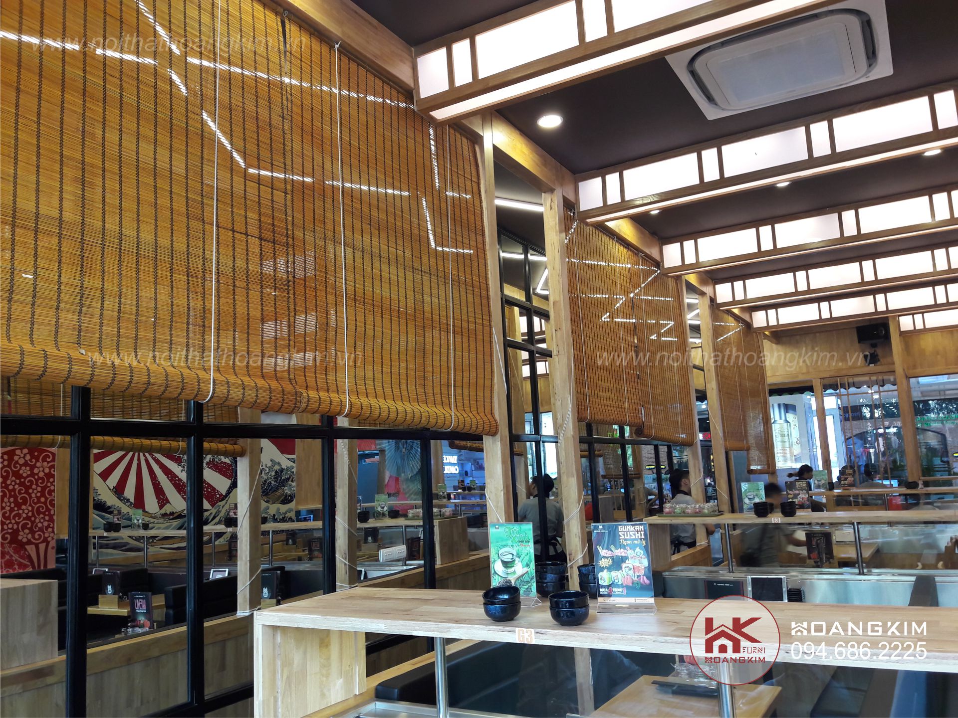 thi công nhà hàng nhật