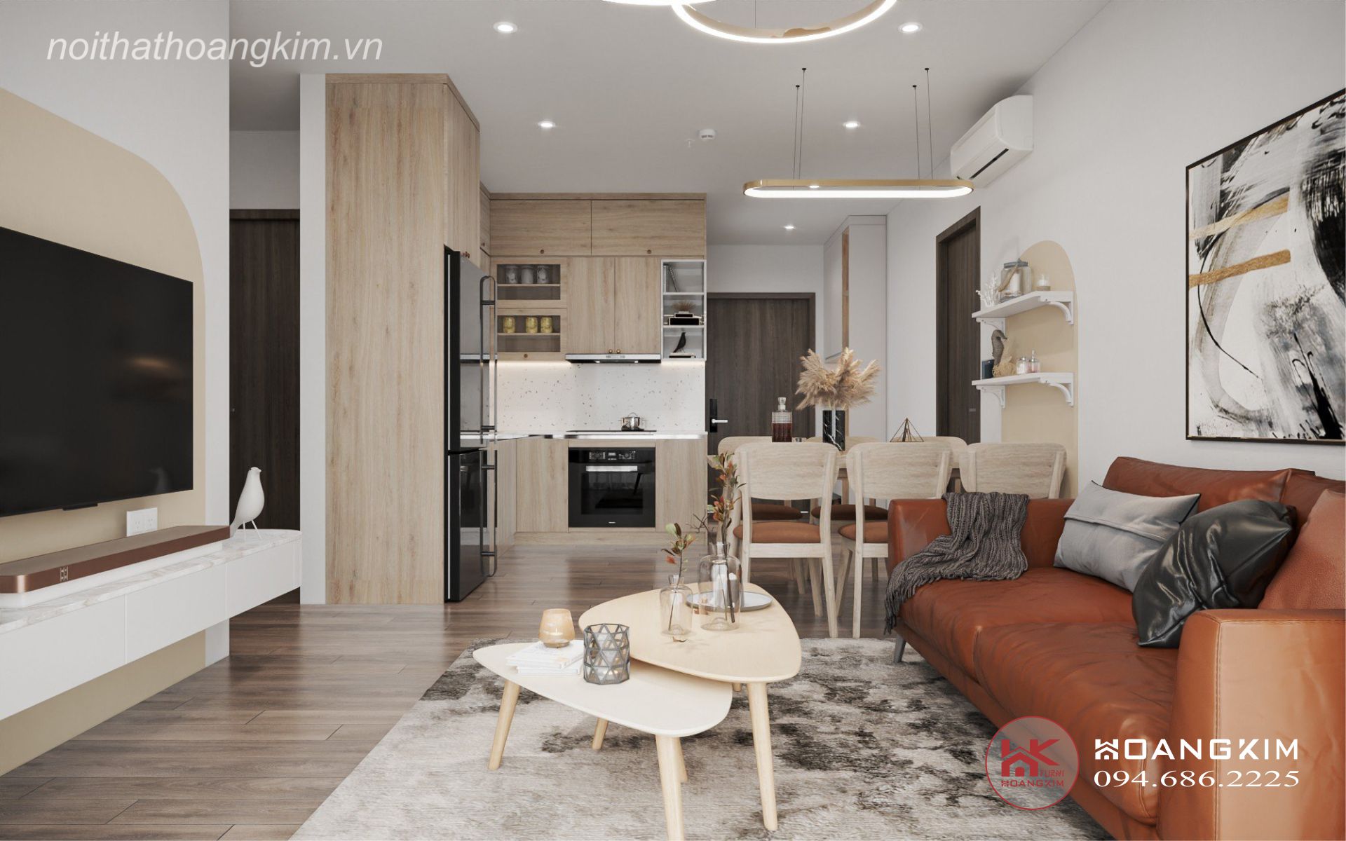 Thiết kế căn 2 ngủ Vinhome smart city