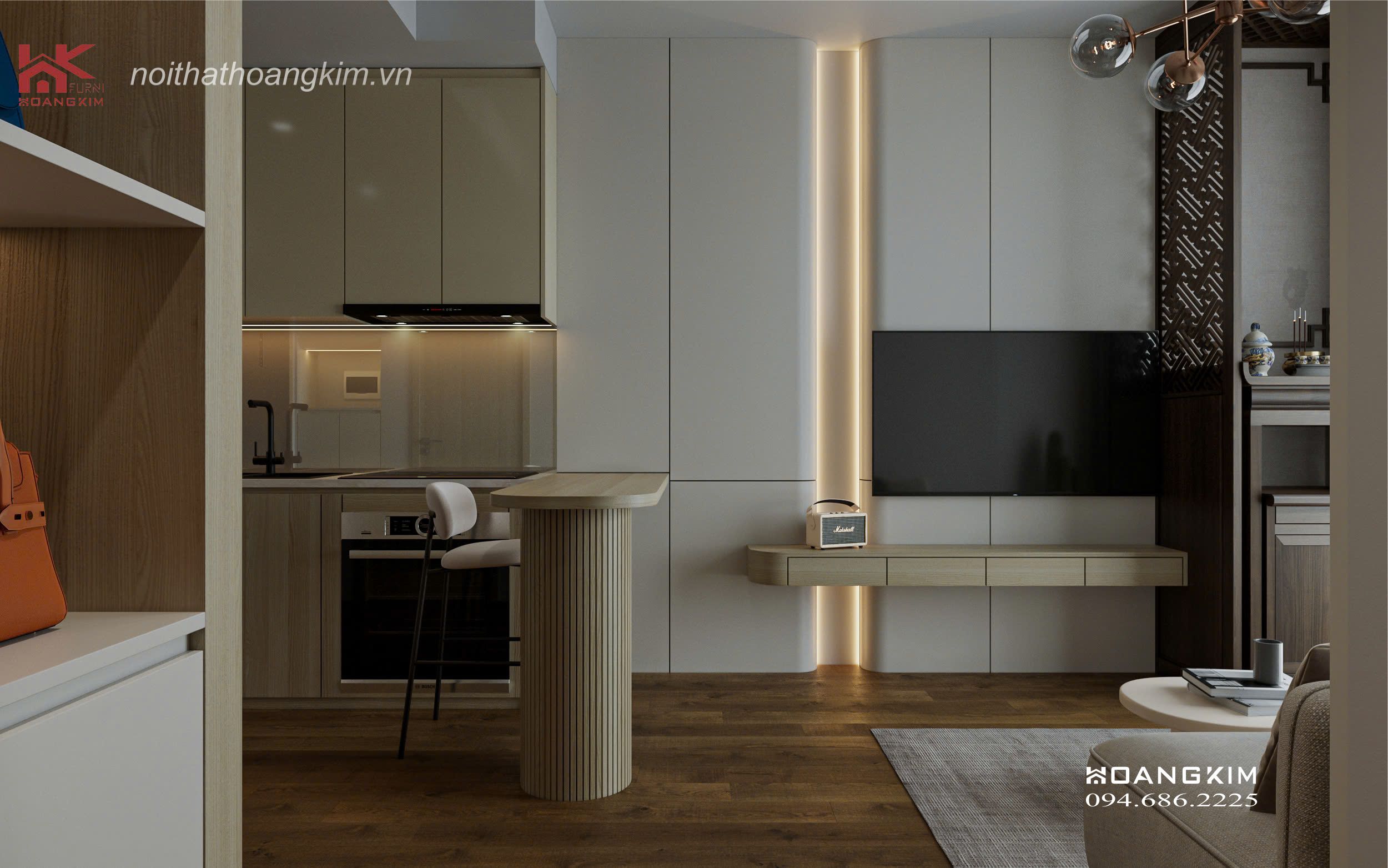 Thiết kế thi công nội thất Masteri Vinhomes Smart City
