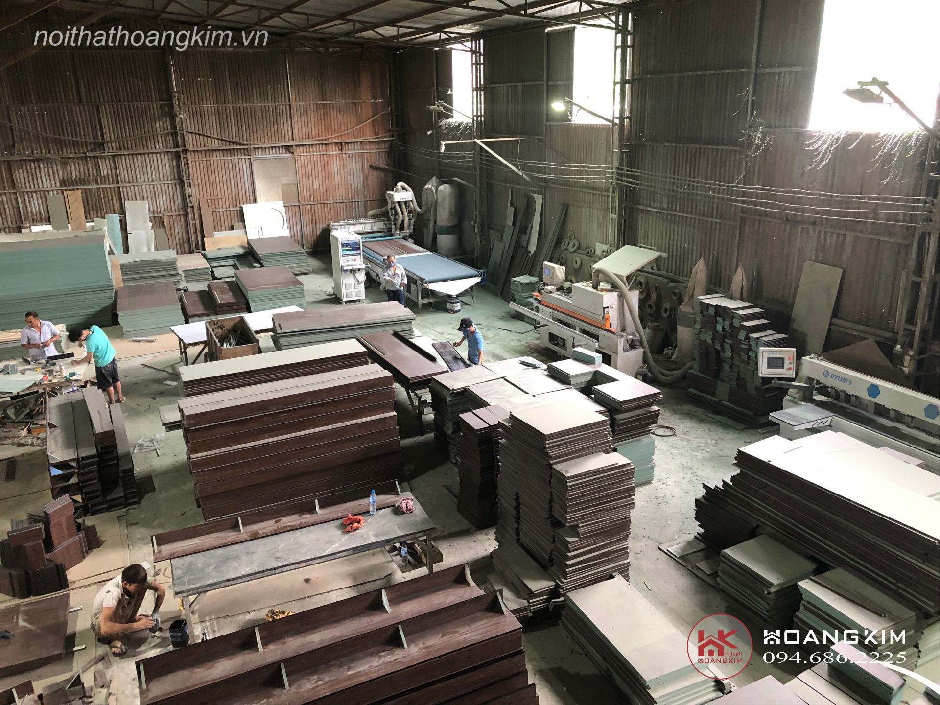 Xưởng nội thất gỗ công nghiệp