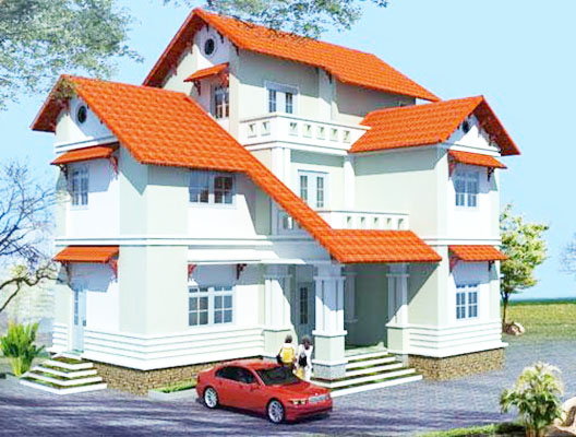mẫu biêt thự ngối Nhật ISORA 