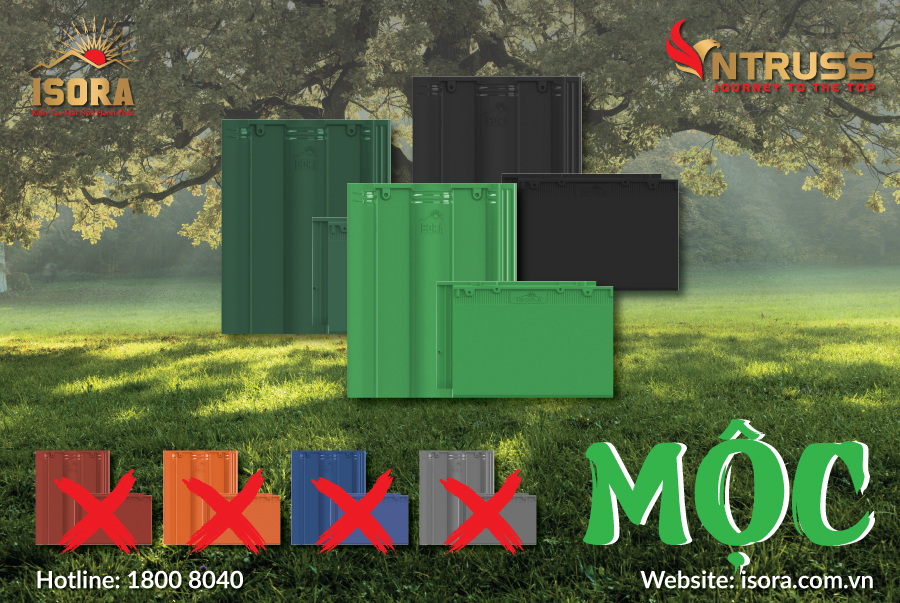 ngói màu isora mệnh mộc