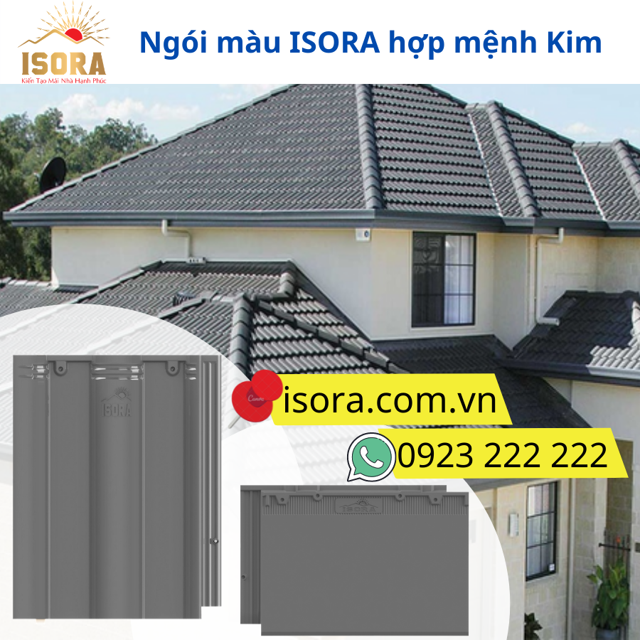 Chọn màu ngói theo mệnh tuổi
