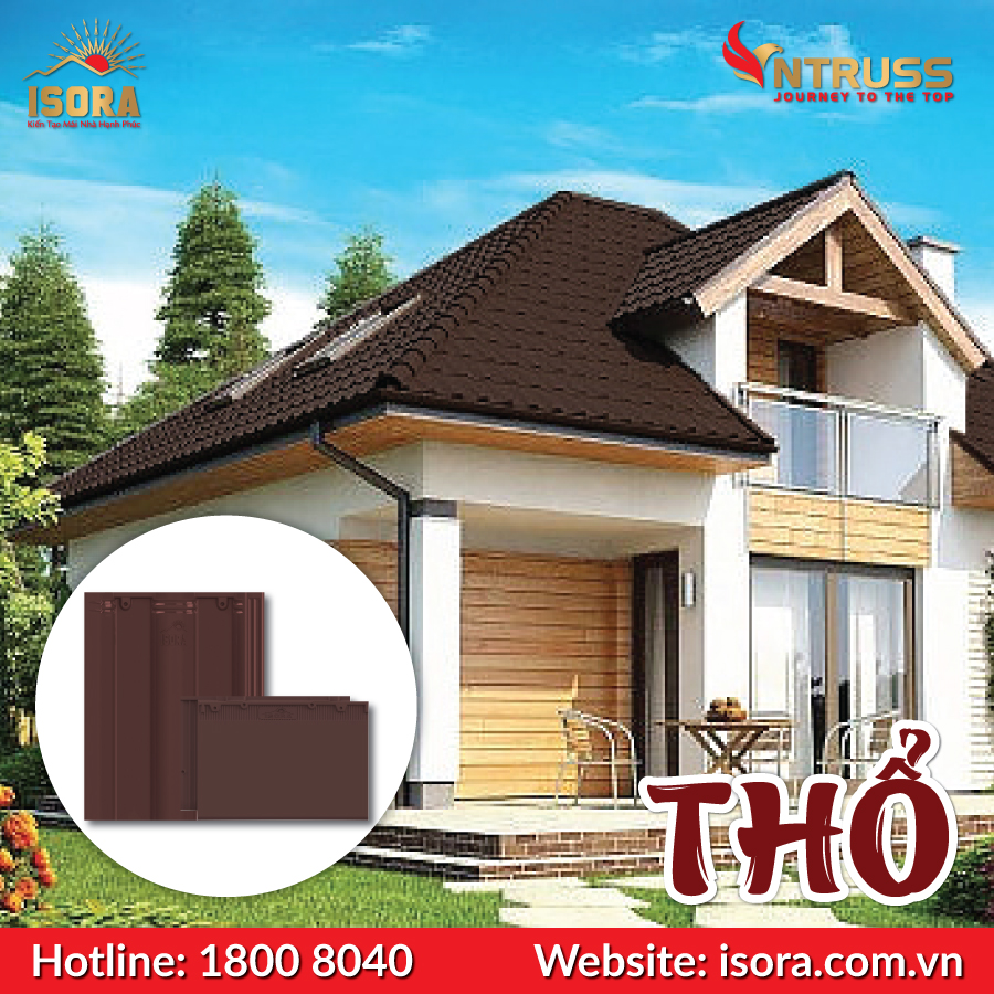 ngói lợp nhà cho người mệnh thổ