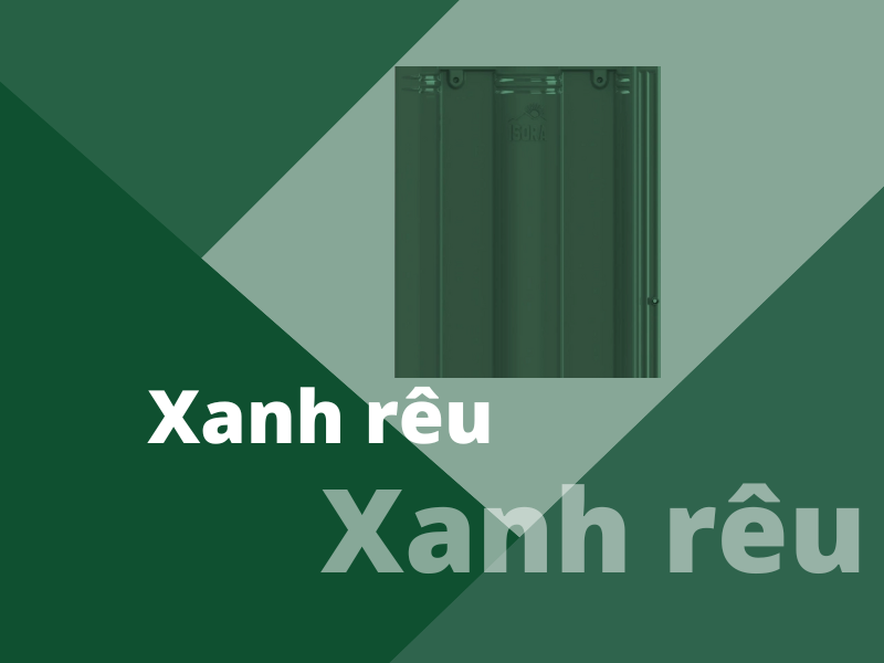 Ngói ISORA xanh rêu