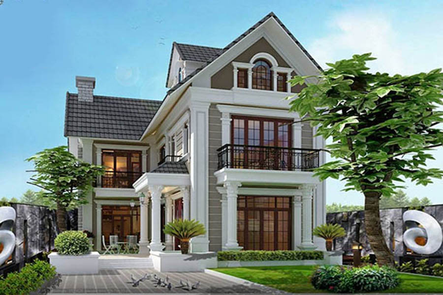 Mẫu Mái Nhà 2 Tầng Phổ Biến Hiện Nay