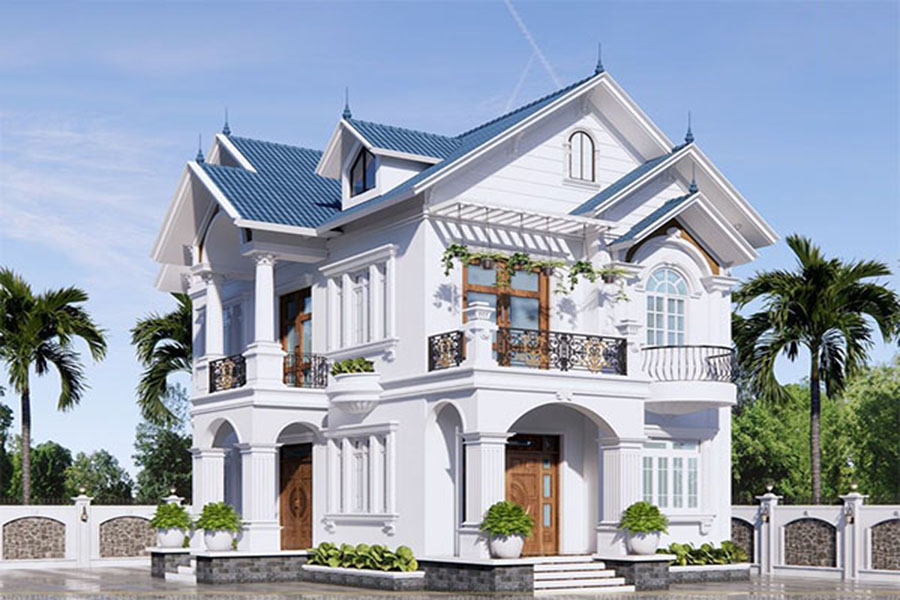 Mẫu Mái Nhà 2 Tầng Phổ Biến Hiện Nay