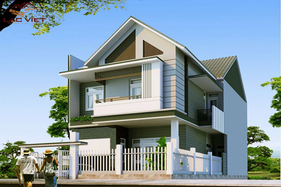 Mẫu Mái Nhà 2 Tầng Phổ Biến Hiện Nay