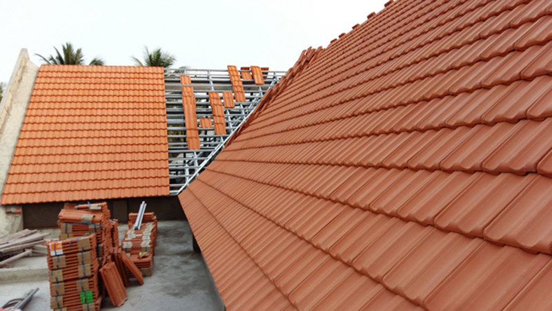 Cách lợp ngói trên mái bê tông - kinh nghiệm chọn ngói