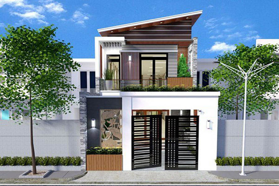 Mẫu Mái Nhà 2 Tầng Phổ Biến Hiện Nay