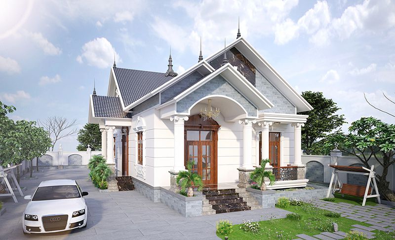 Ứng dụng ngói lợp nhà mái thái