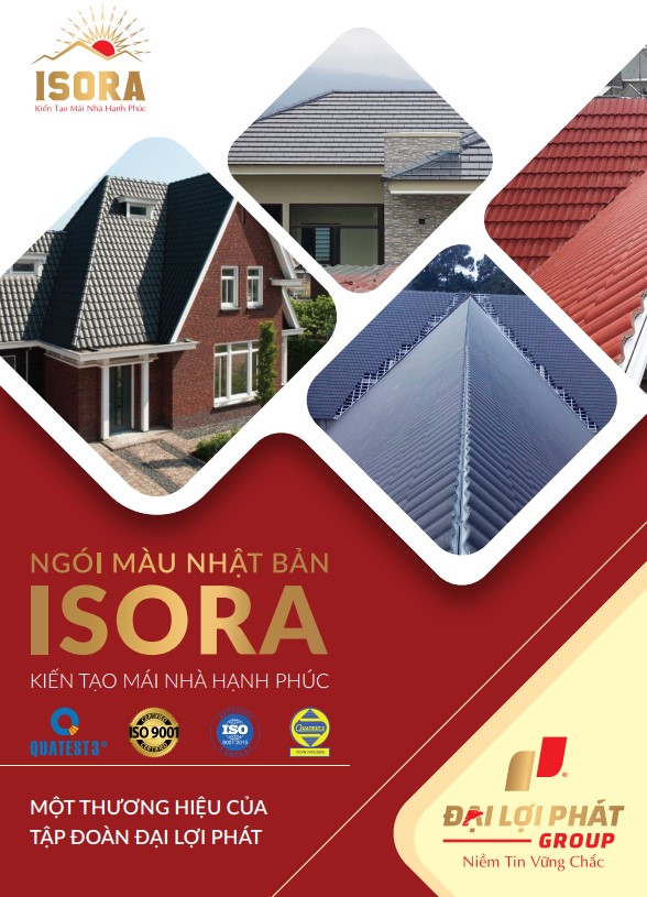 Ngói sóng Isora sản xuất theo công nghệ Nhật Bản hàng đầu Việt Nam