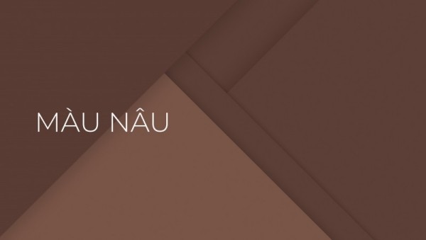 Ý nghĩa màu nâu