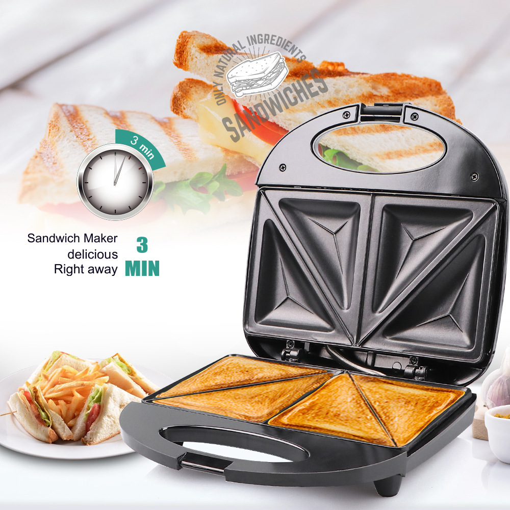 {Nhiều Mẫu} Máy Nướng Bánh Tự Động Làm Đồ Ăn Sáng Và Kinh Doanh 220 V Electric Sandwich Toaster Maker Machine