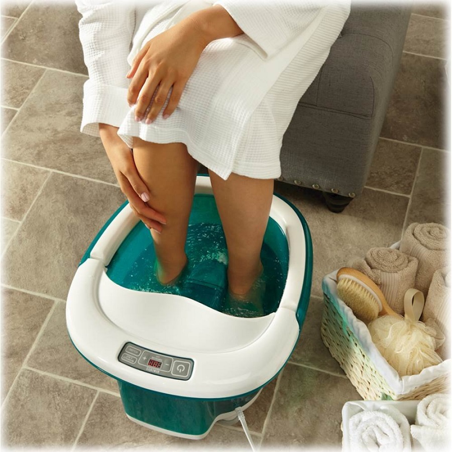 Bồn ngâm chân cao cấp massage con lăn xoay tự động, công nghệ làm nóng mới HoMedics FB-650