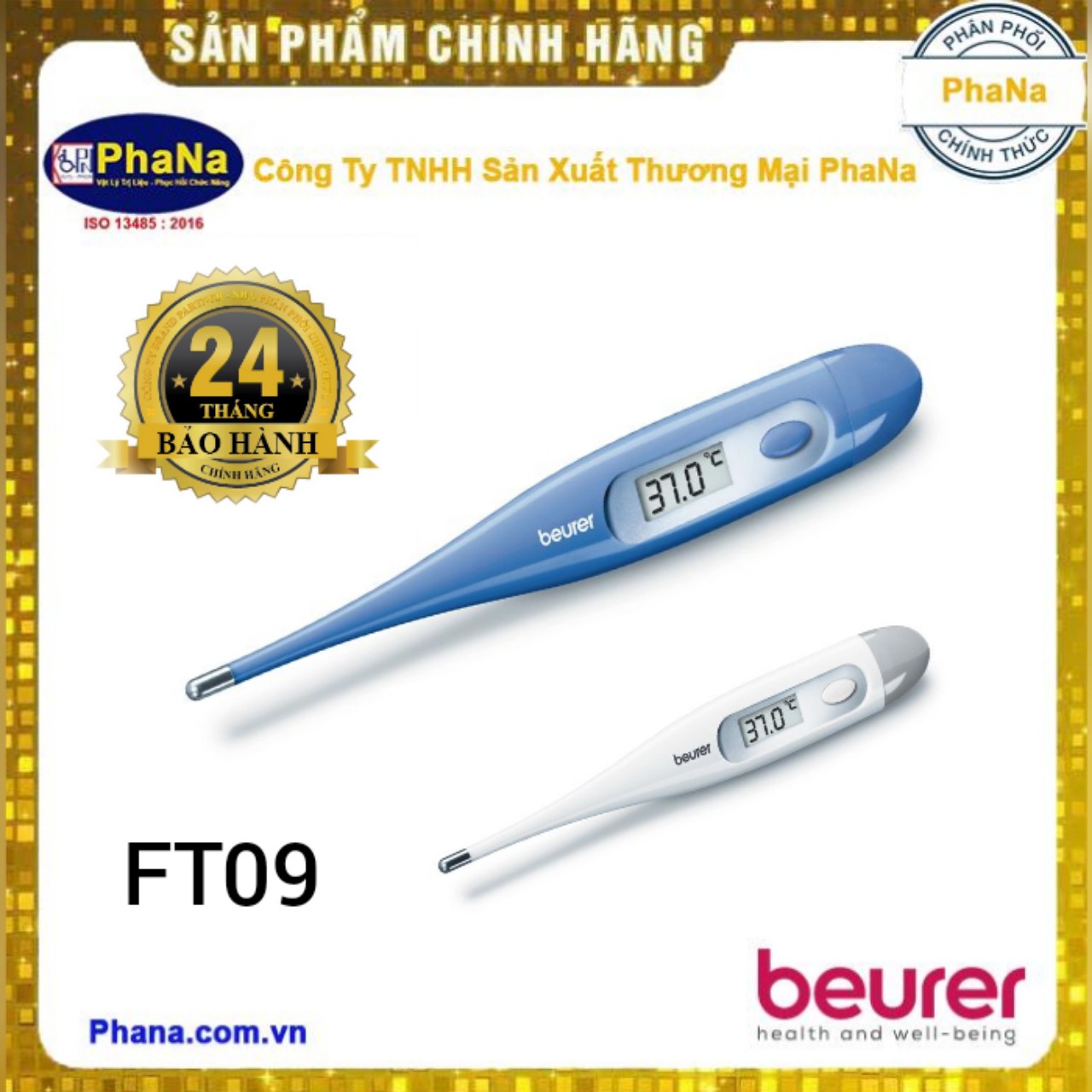 NHIỆT KẾ ĐIỆN TỬ ĐẦU CỨNG BEURER FT09