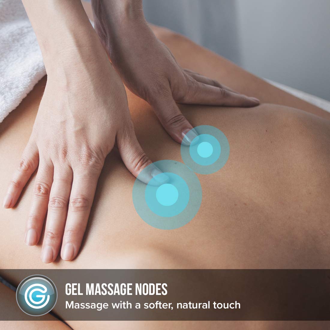 Gối massage công nghệ Shiatsu GEL 3D HoMedics SGP-1100H