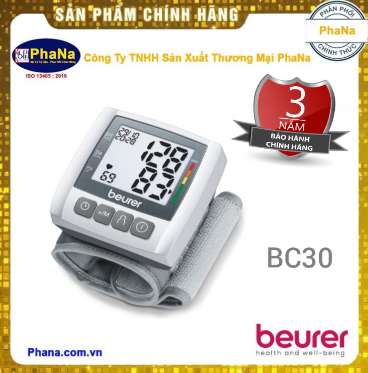 Máy đo huyết áp cổ tay Beurer BC30