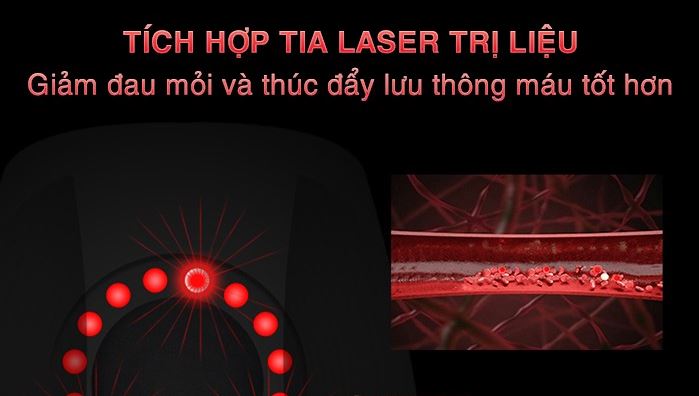 Máy massage đầu gối hồng ngoại kết hợp laser Kenee Massage ST-1101A MN-ST-1101A