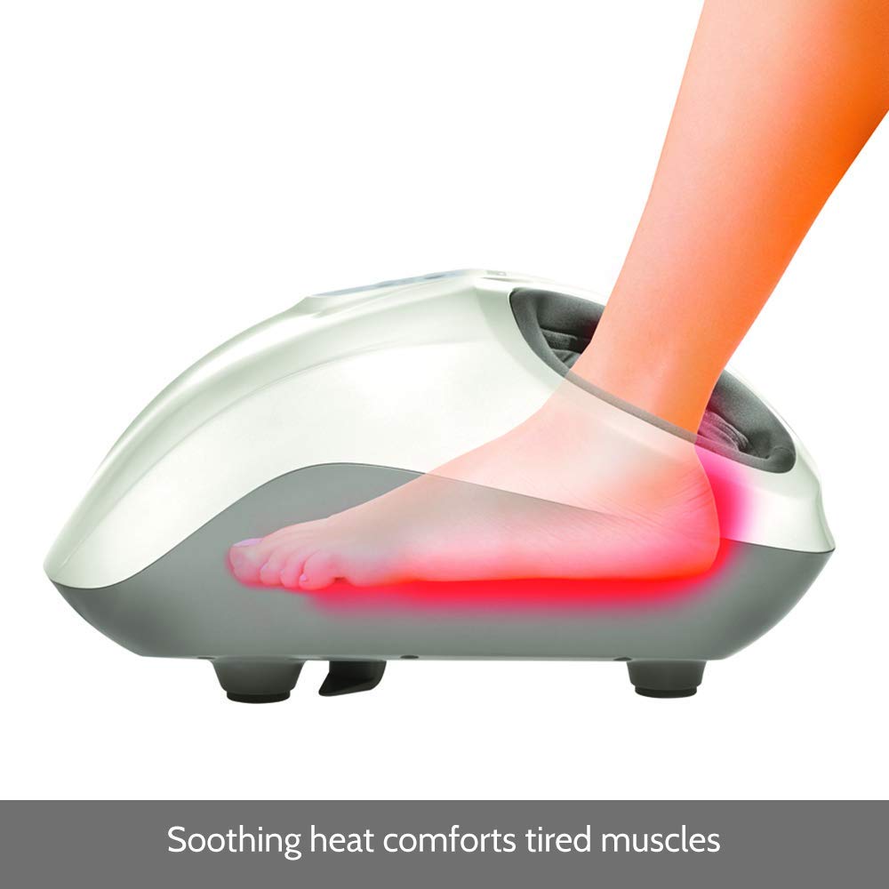 Máy massage chân khí nén Shiatsu 3D cao cấp , kèm nhiệt (HoMedics® Shiatsu Air 2.0 With Heat) FMS-351HJ