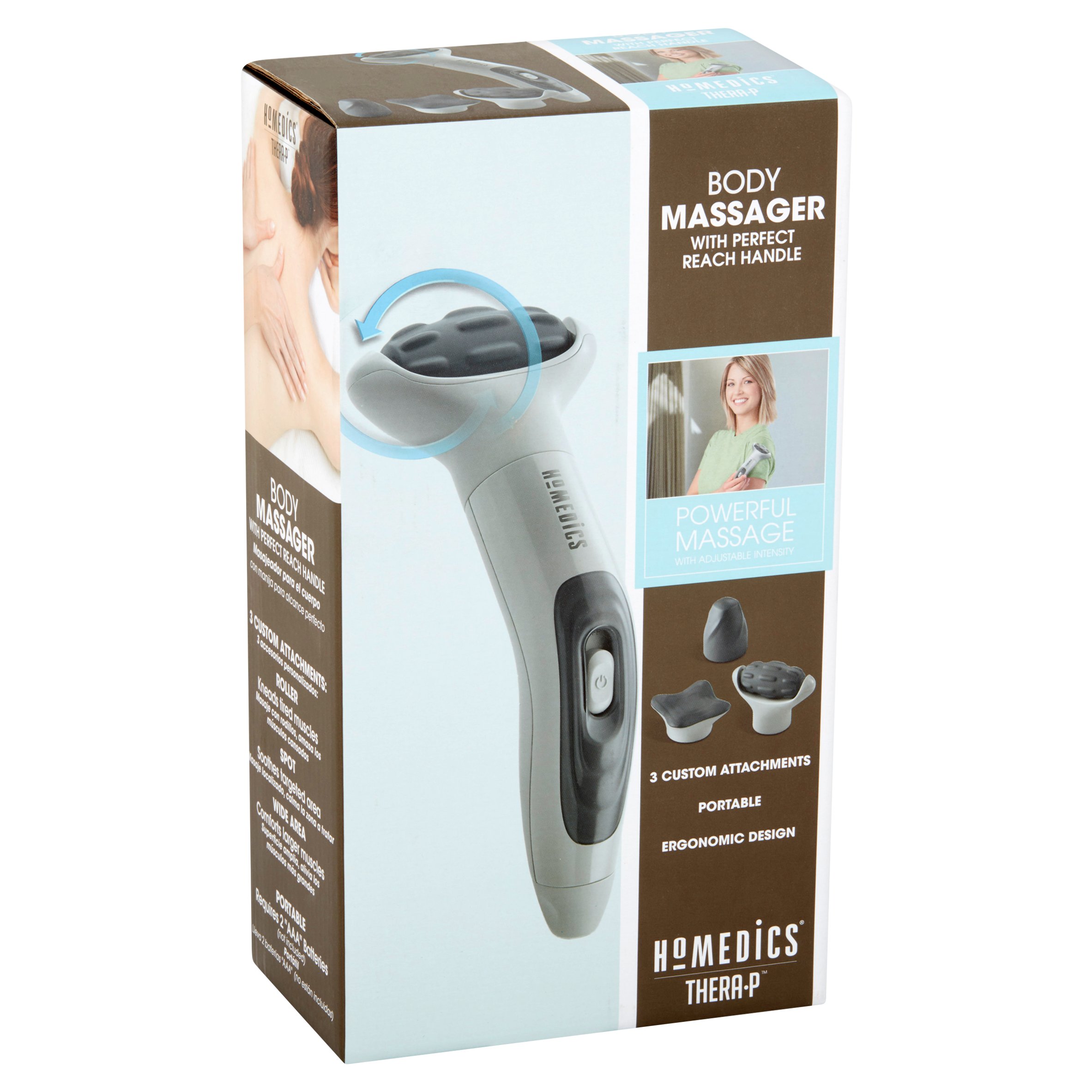 Máy massage cơ thể cầm tay mini HoMedics HHP-110J (3 đầu massage )