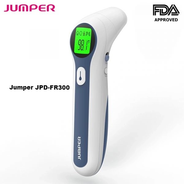 Nhiệt kế điện tử hồng ngoại đo trán và tai Jumper JPD-FR300