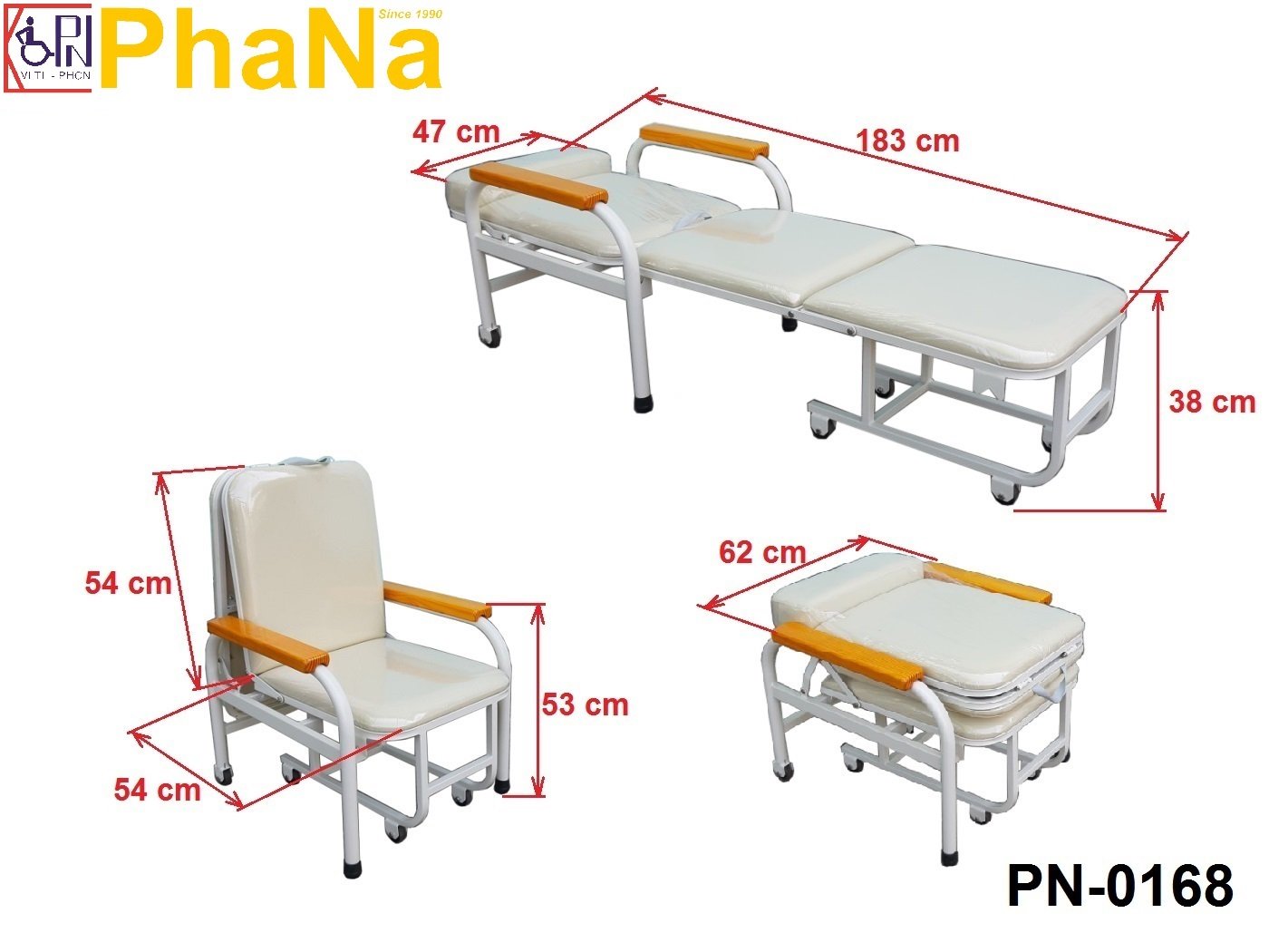 Ghế giường y tế PN-0168