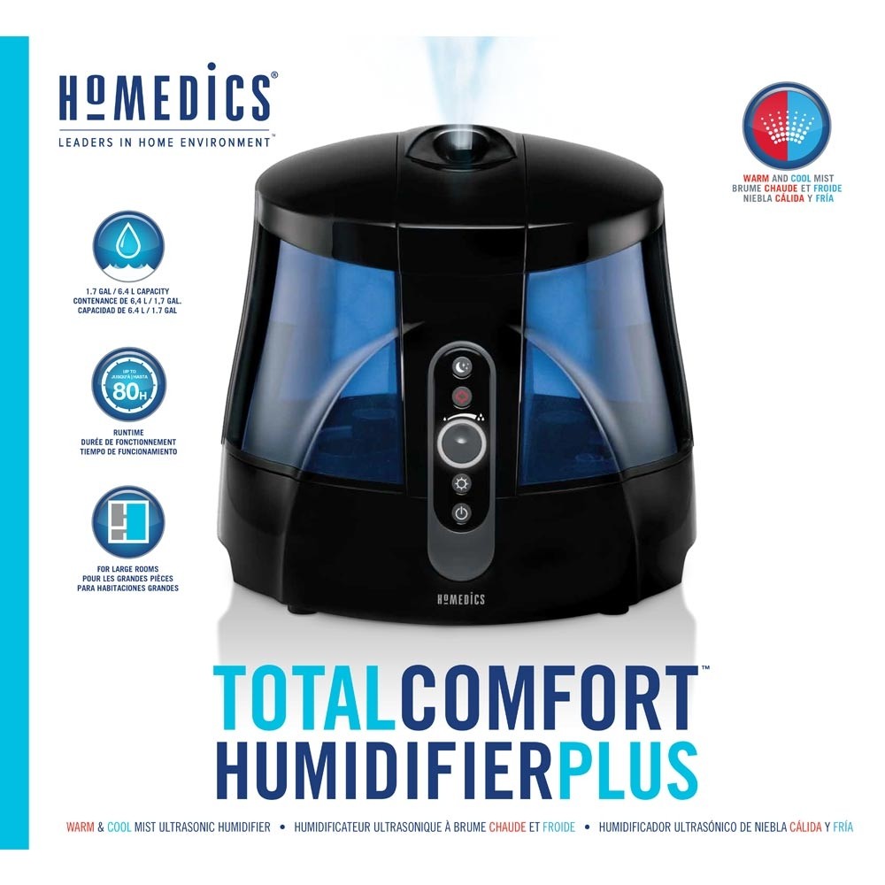 Máy tạo ẩm công nghệ siêu âm khử khuẩn Total Comfort® Humidifier Plus