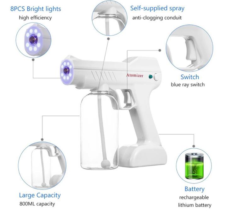 Súng khử khuẩn YJ01 phun sương nano cầm tay