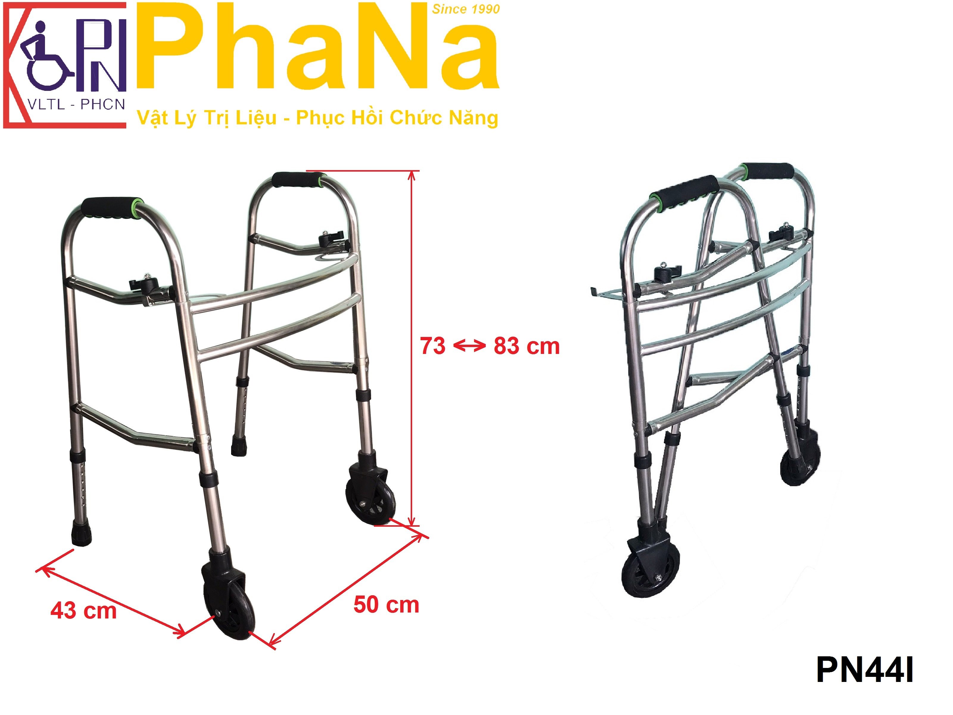 PN44I - Khung đi inox cho người lớn