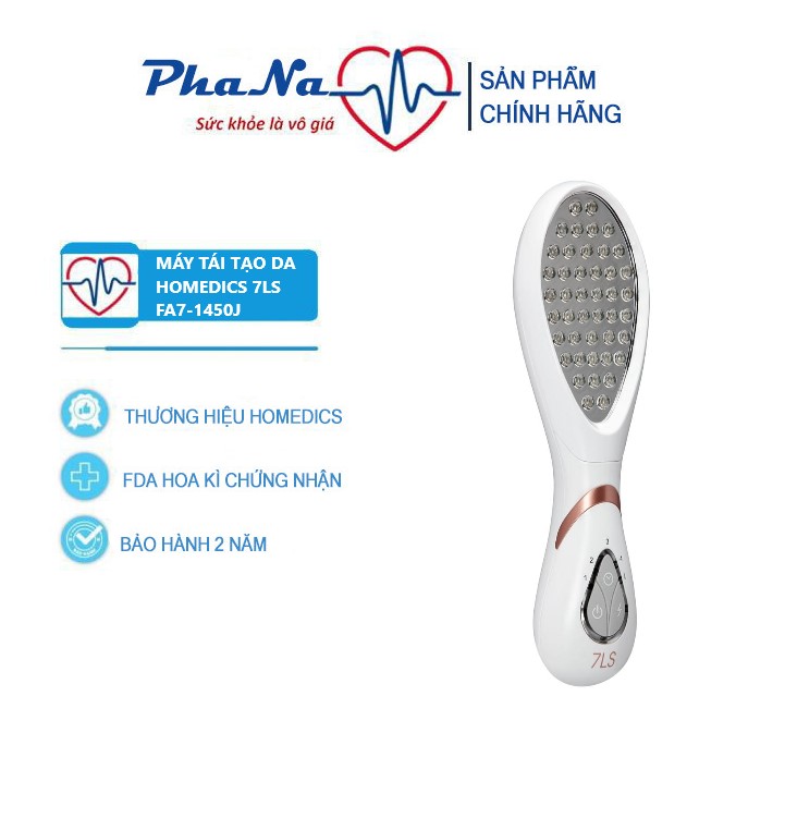 Máy trẻ hóa tái tạo da tăng cường collagen công nghệ ánh sáng sinh học 7LS FA7-1450J