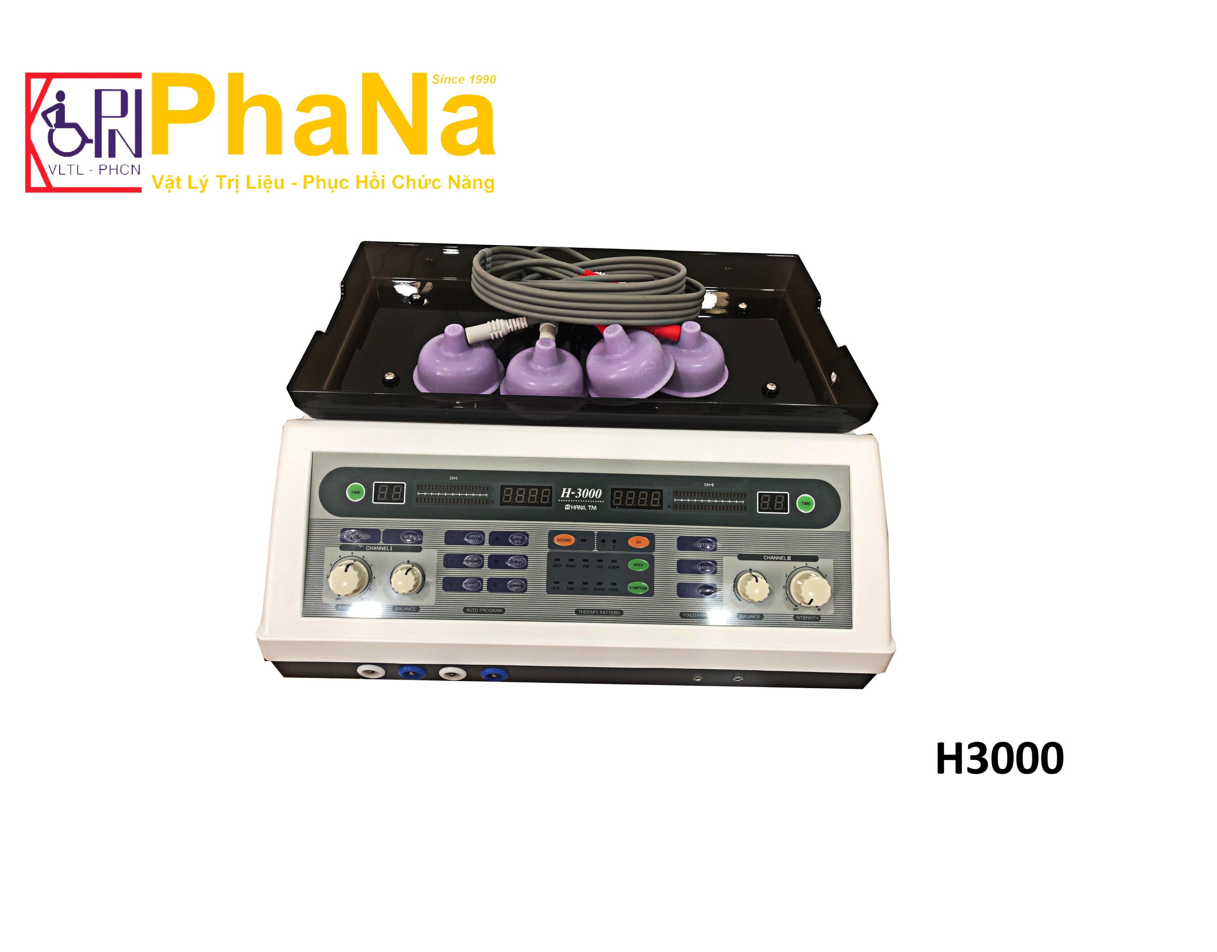 Máy điện xung có giác hút H-3000