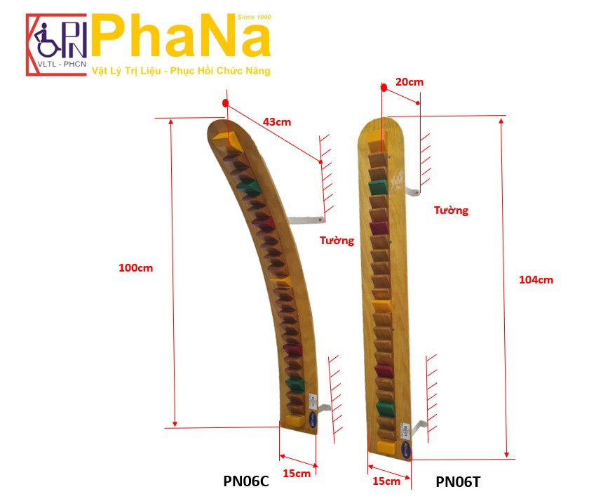 PN06T - Thang nấc tập khớp vai (thẳng)