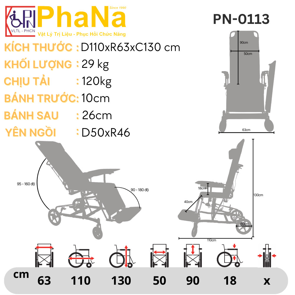 Ghế giường tắm M1 - PN-0113