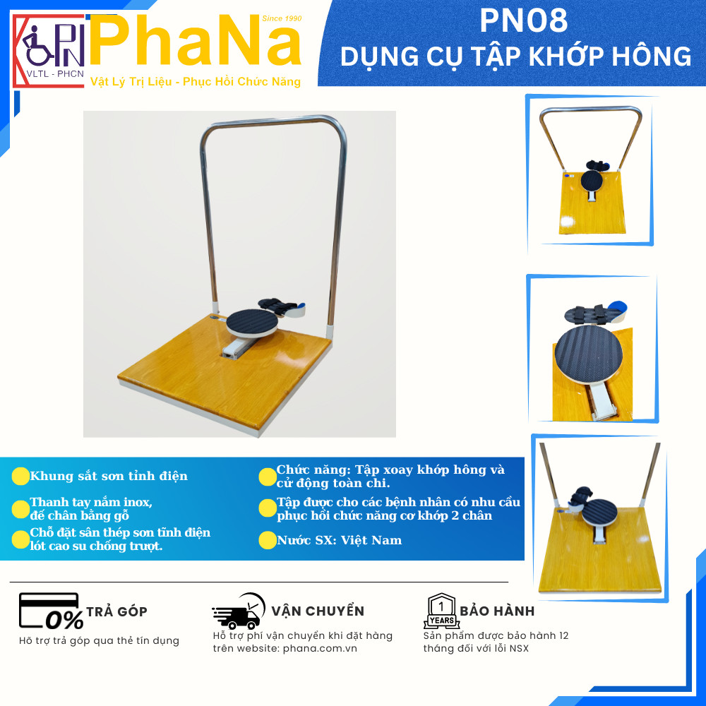 PN08 - Dụng cụ tập khớp hông - PHCN