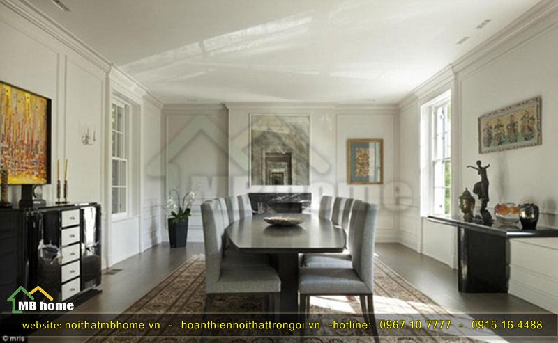 thiết kế bàn ăn gỗ