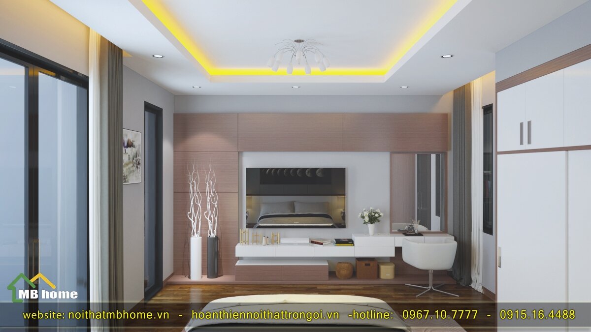 thiết kế tủ liền