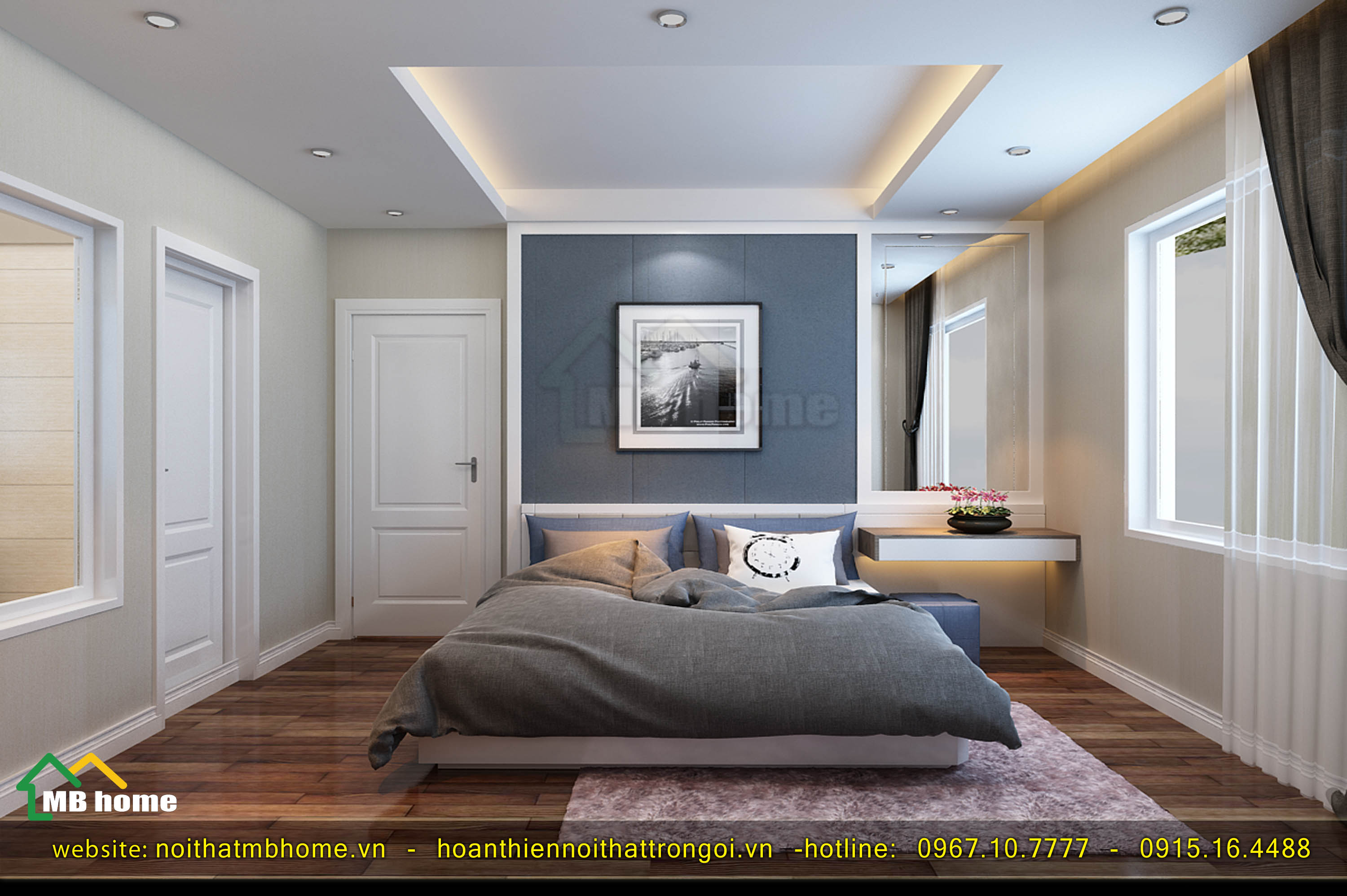 phòng ngủ chung cư