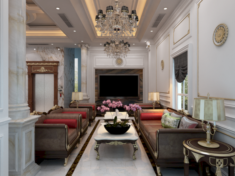 thiết kế nội thất cổ điển
