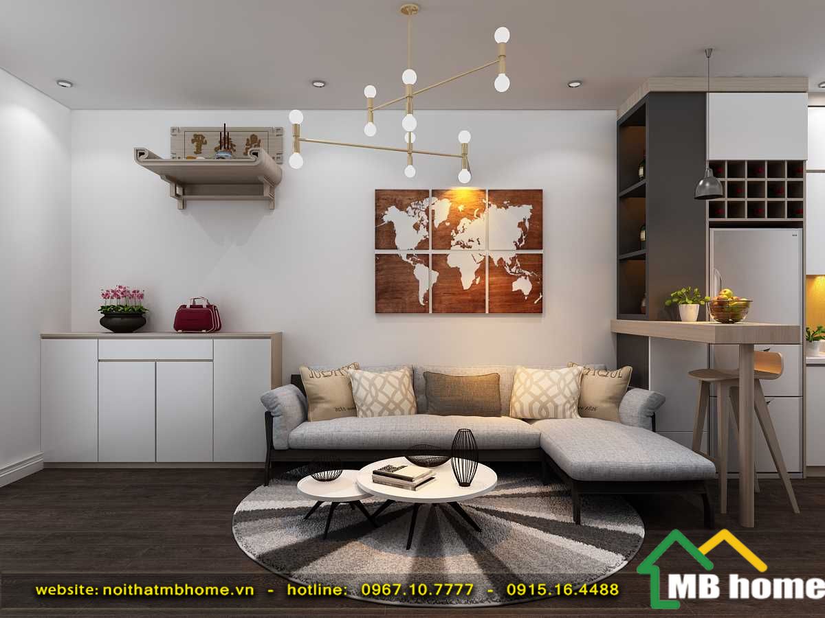 nội thất phòng khách chung cư