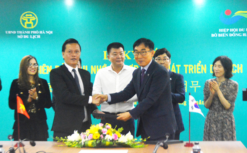 Hà Nội và Hiệp hội Xúc tiến du lịch khu vực bờ biển đông Hàn Quốc đẩy mạnh hợp tác