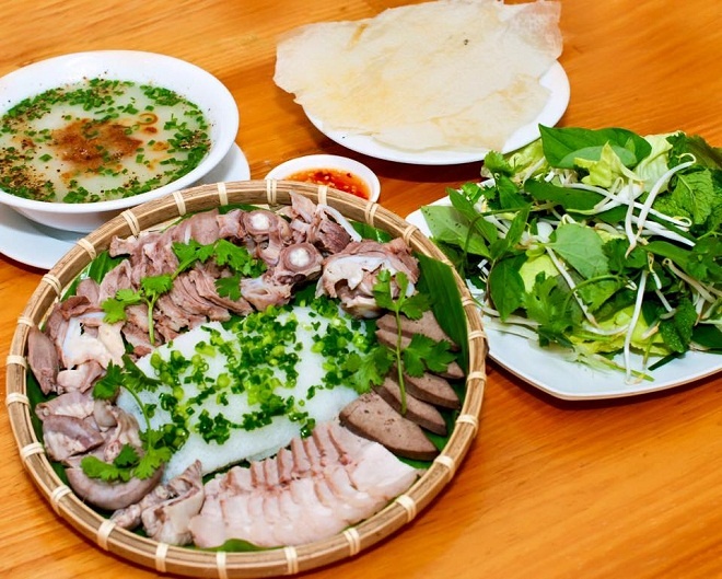 bánh hỏi lòng heo