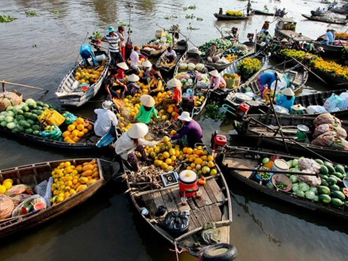 chợ nổi cái răng