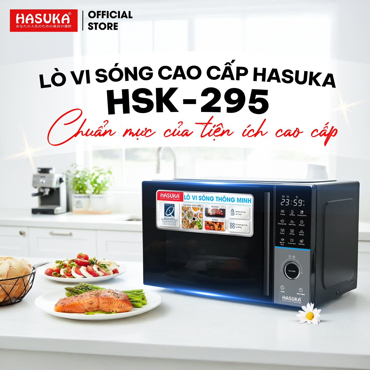 Lò vi sóng Hasuka HSK295
