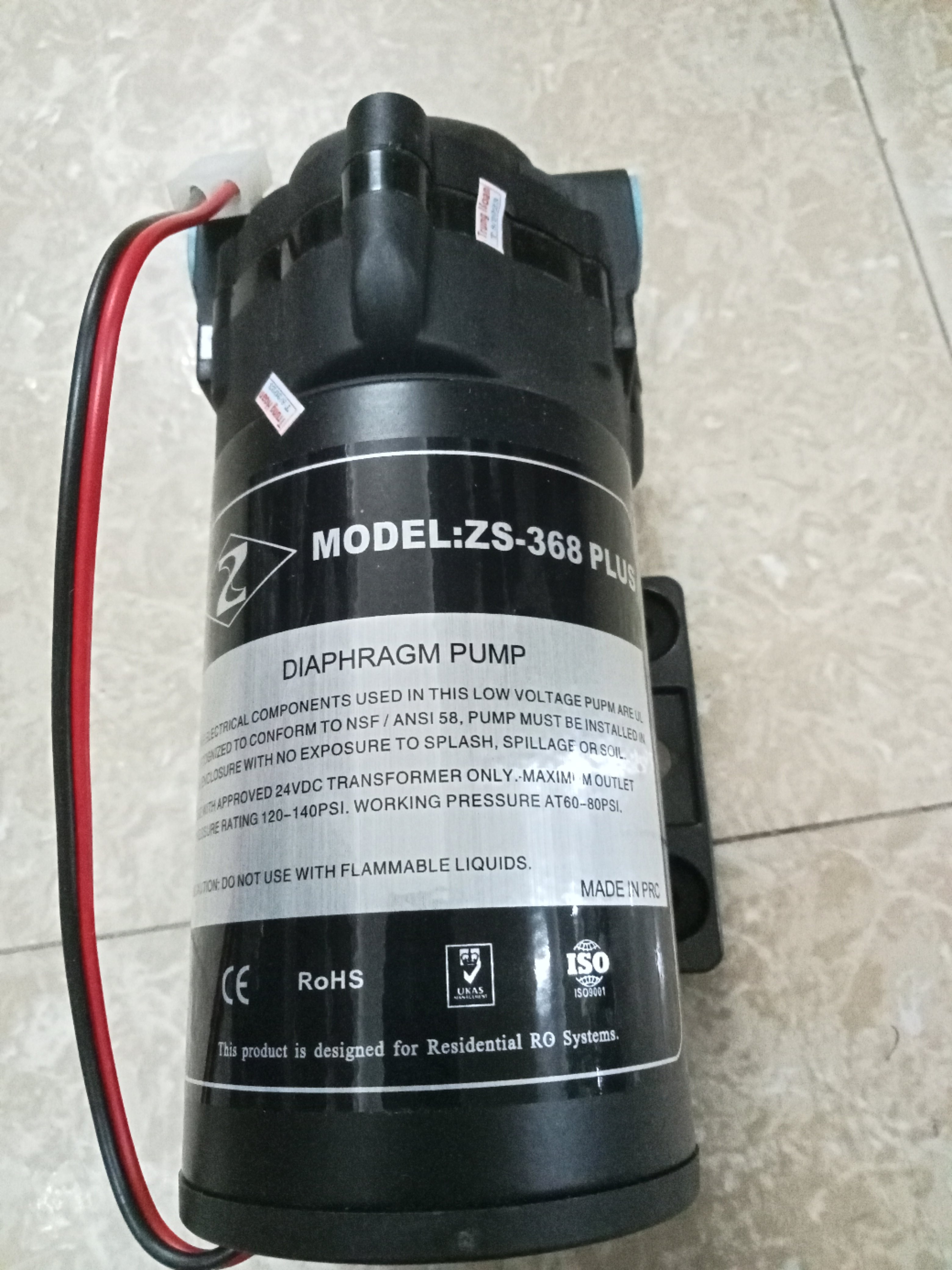 Bơm máy lọc nước 24V-ZS-368 PLUS + Co (hd)