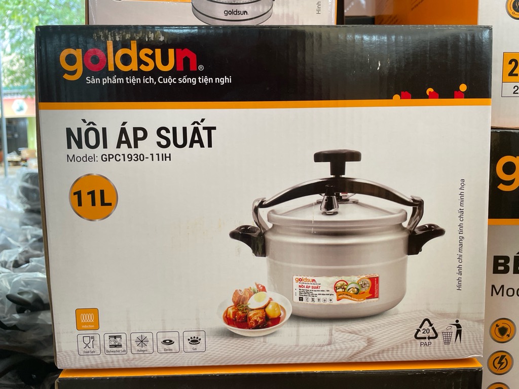 Nồi áp suất nhôm anod GPC1930-11IH đáy từ (1T=4c)